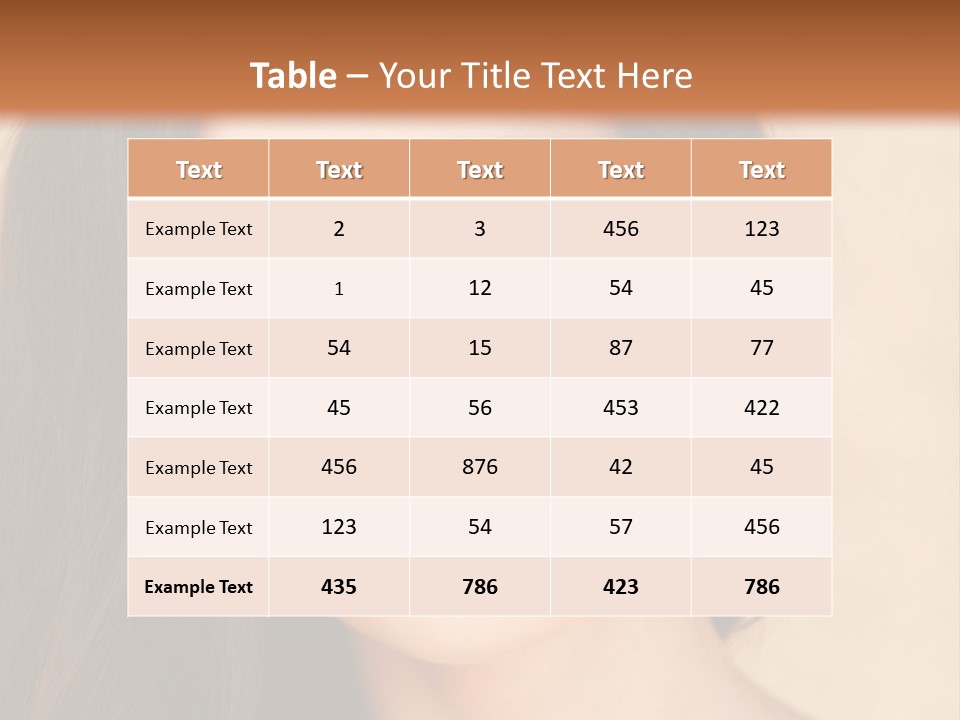 Flirt Attractive Makeup PowerPoint Template