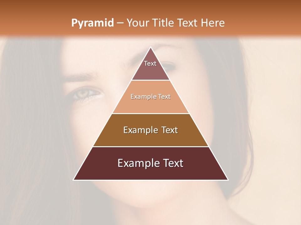 Flirt Attractive Makeup PowerPoint Template