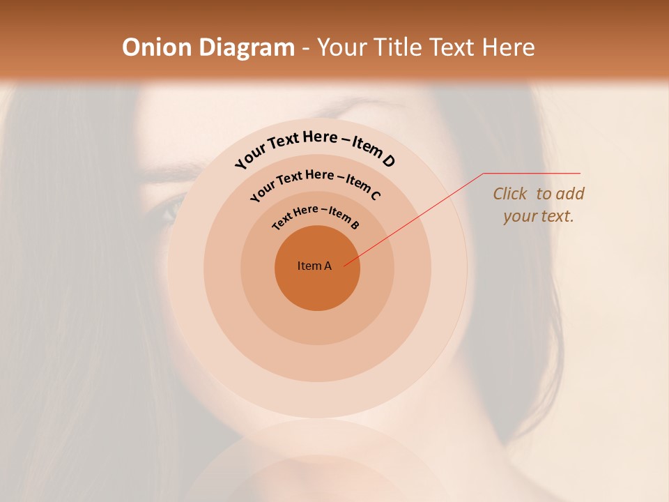 Flirt Attractive Makeup PowerPoint Template