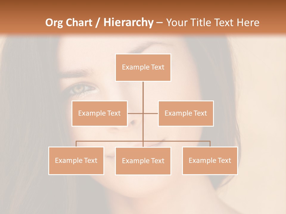 Flirt Attractive Makeup PowerPoint Template