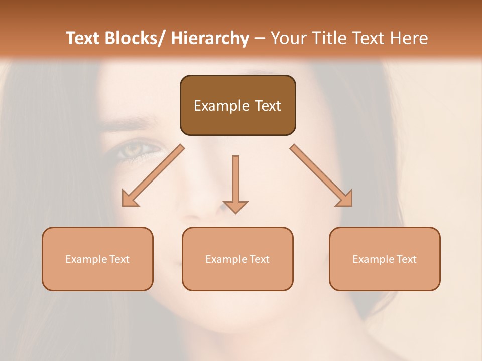 Flirt Attractive Makeup PowerPoint Template
