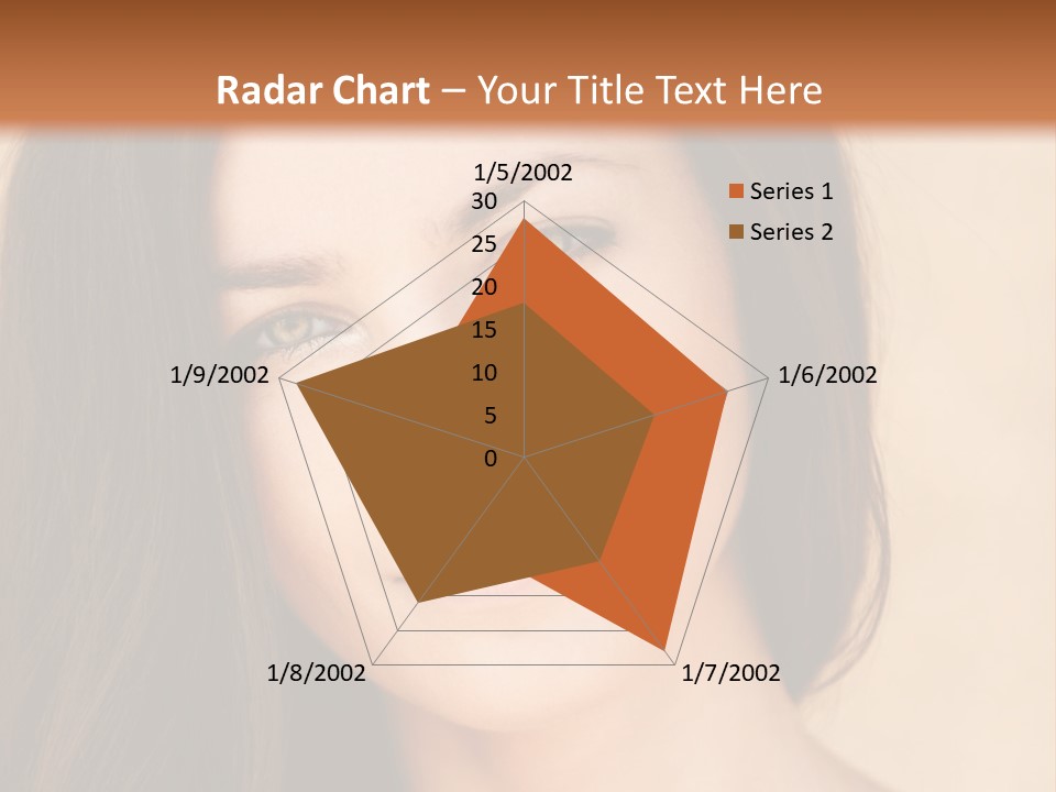 Flirt Attractive Makeup PowerPoint Template