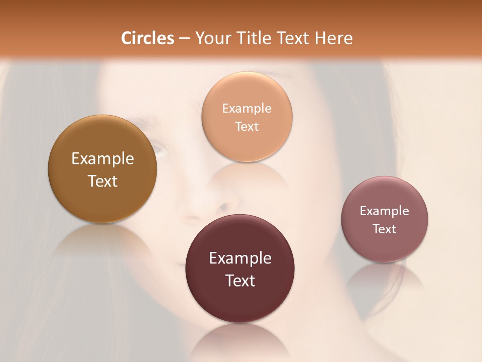 Flirt Attractive Makeup PowerPoint Template