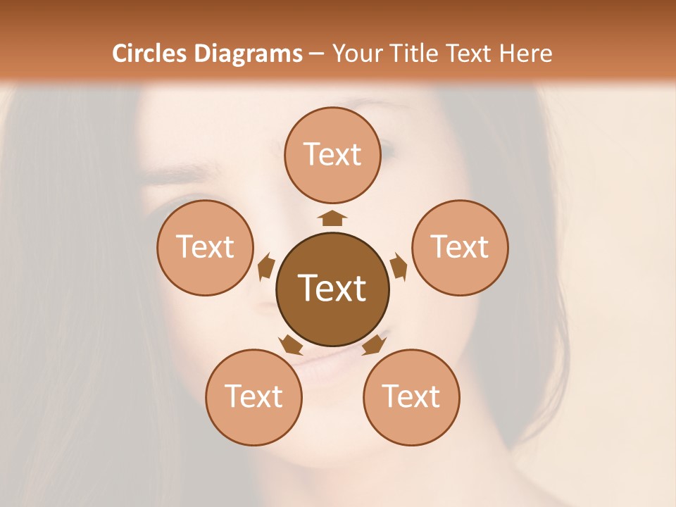 Flirt Attractive Makeup PowerPoint Template