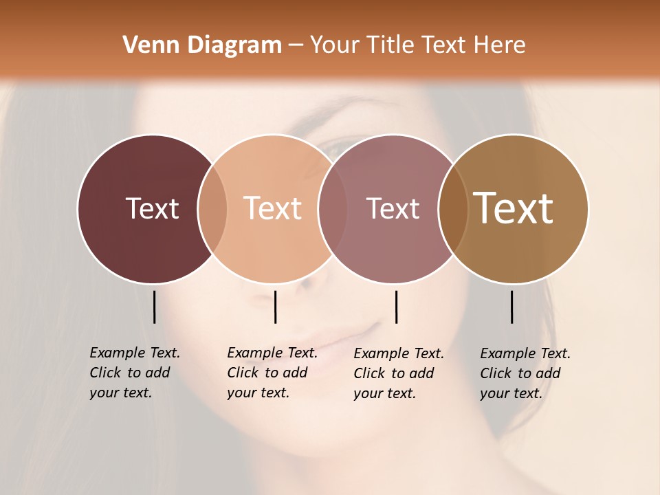 Flirt Attractive Makeup PowerPoint Template