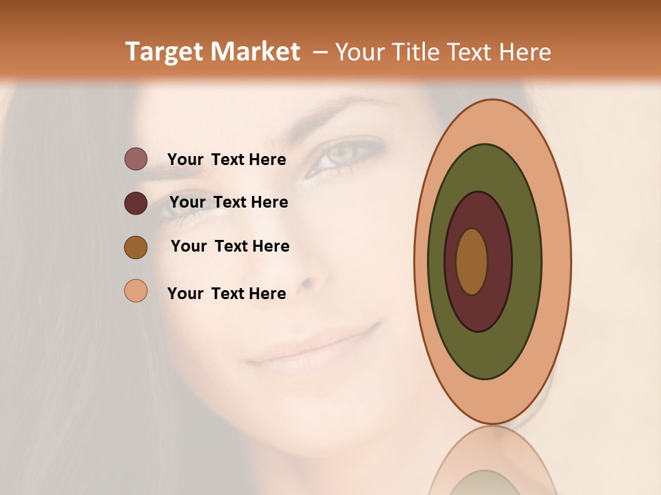 Flirt Attractive Makeup PowerPoint Template