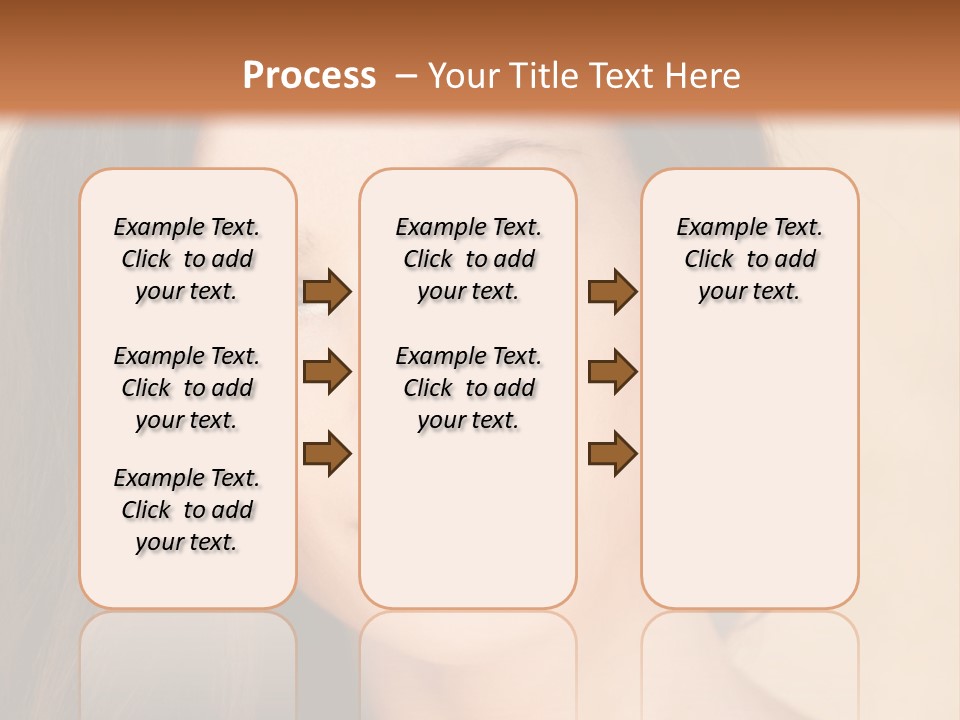 Flirt Attractive Makeup PowerPoint Template