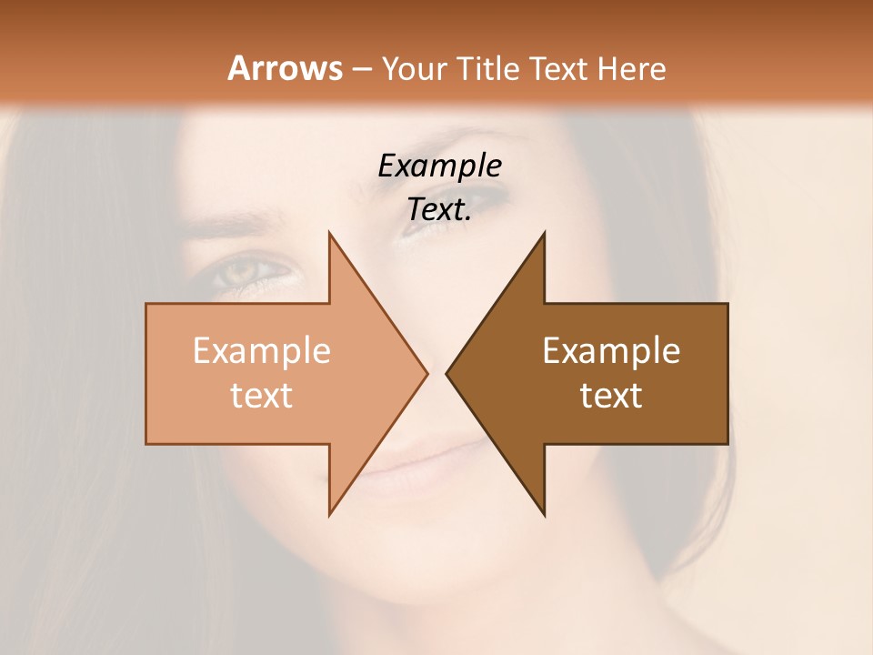 Flirt Attractive Makeup PowerPoint Template