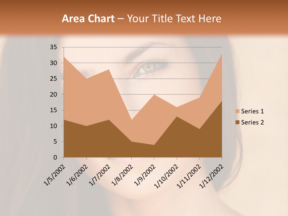 Flirt Attractive Makeup PowerPoint Template