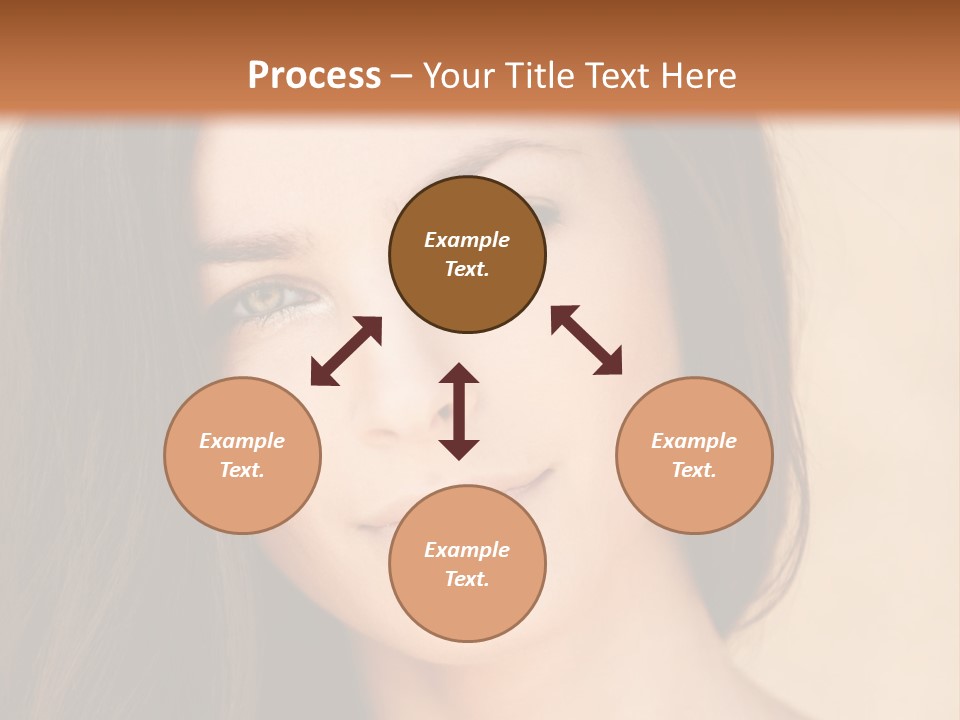 Flirt Attractive Makeup PowerPoint Template