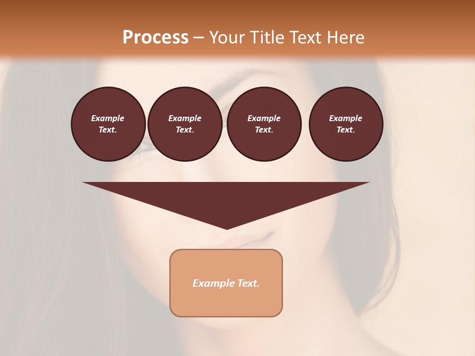 Flirt Attractive Makeup PowerPoint Template
