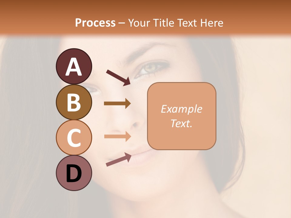 Flirt Attractive Makeup PowerPoint Template