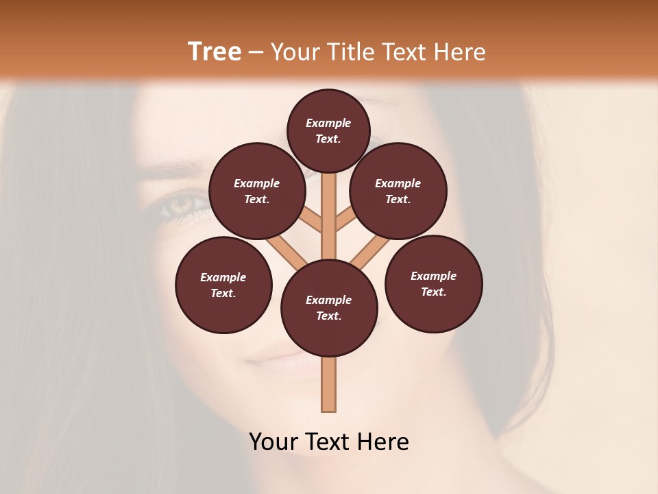 Flirt Attractive Makeup PowerPoint Template