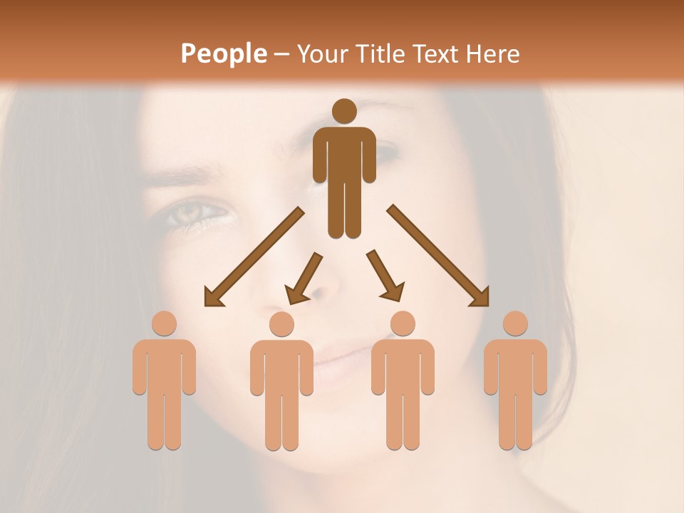 Flirt Attractive Makeup PowerPoint Template