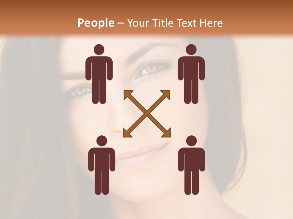 Flirt Attractive Makeup PowerPoint Template