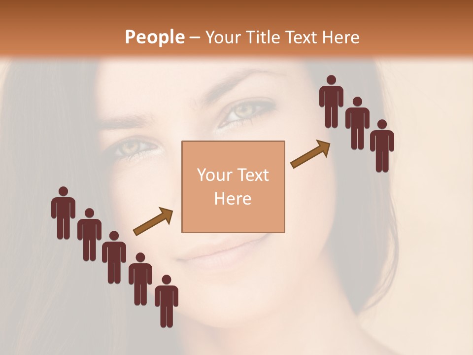 Flirt Attractive Makeup PowerPoint Template