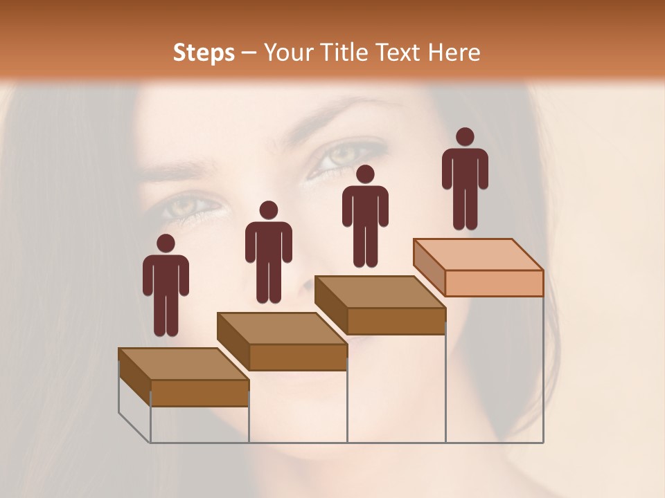 Flirt Attractive Makeup PowerPoint Template