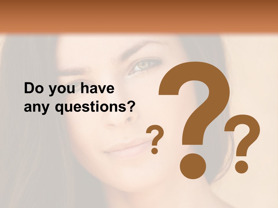 Flirt Attractive Makeup PowerPoint Template