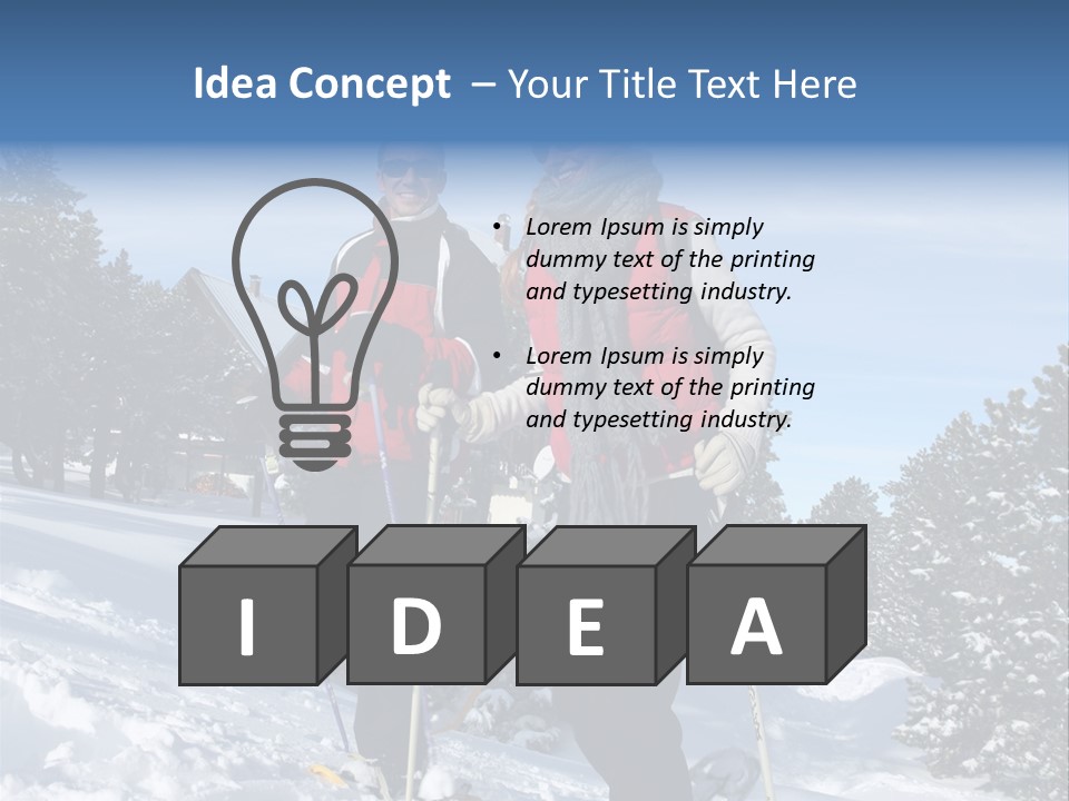 Person Cheerful Fun PowerPoint Template