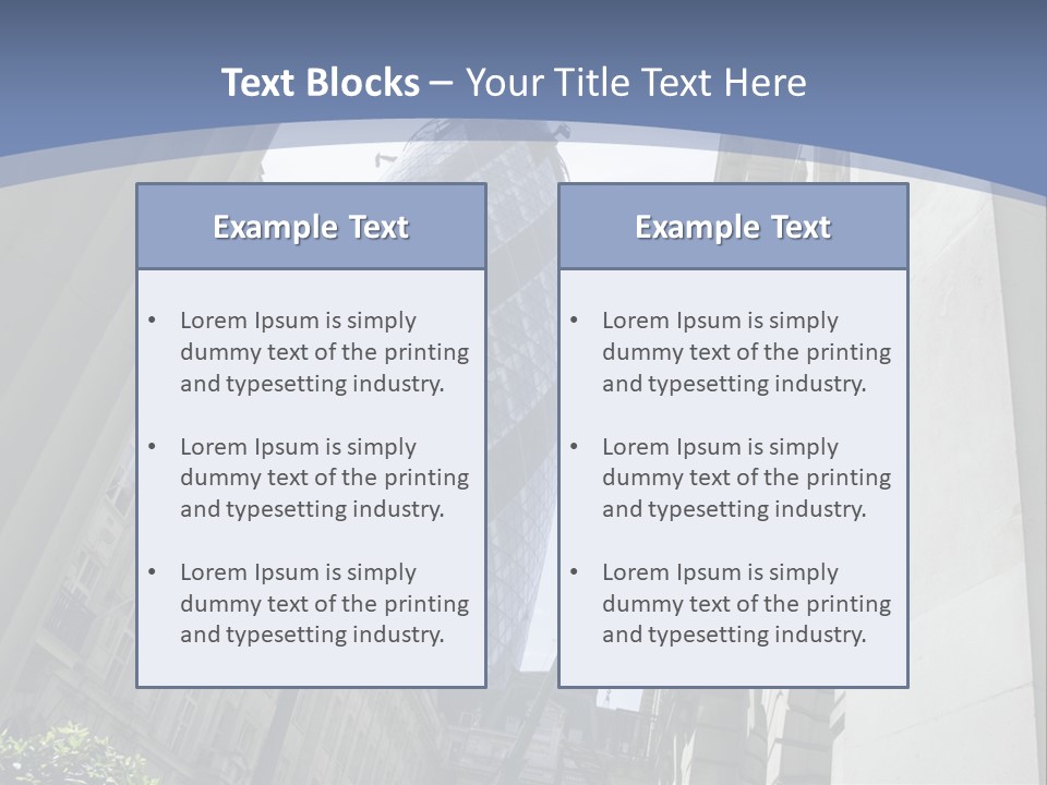 Building Europe England PowerPoint Template