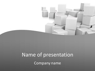 Light Structure Illustration PowerPoint Template