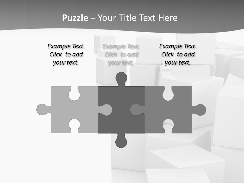 Light Structure Illustration PowerPoint Template