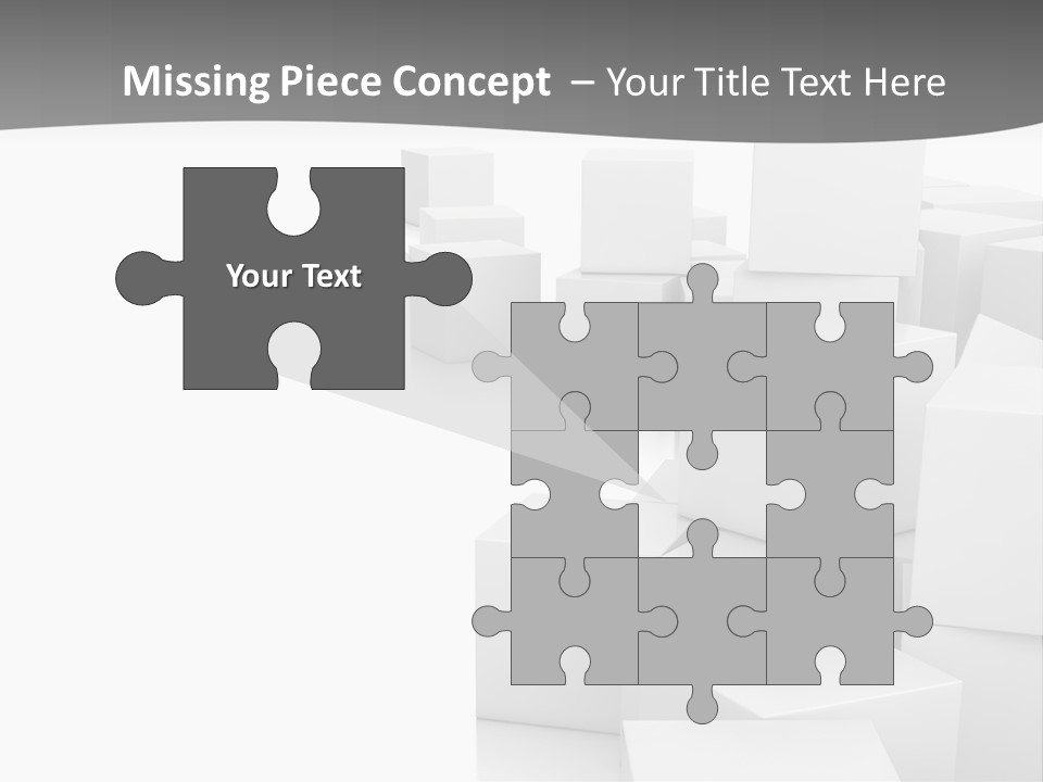 Light Structure Illustration PowerPoint Template