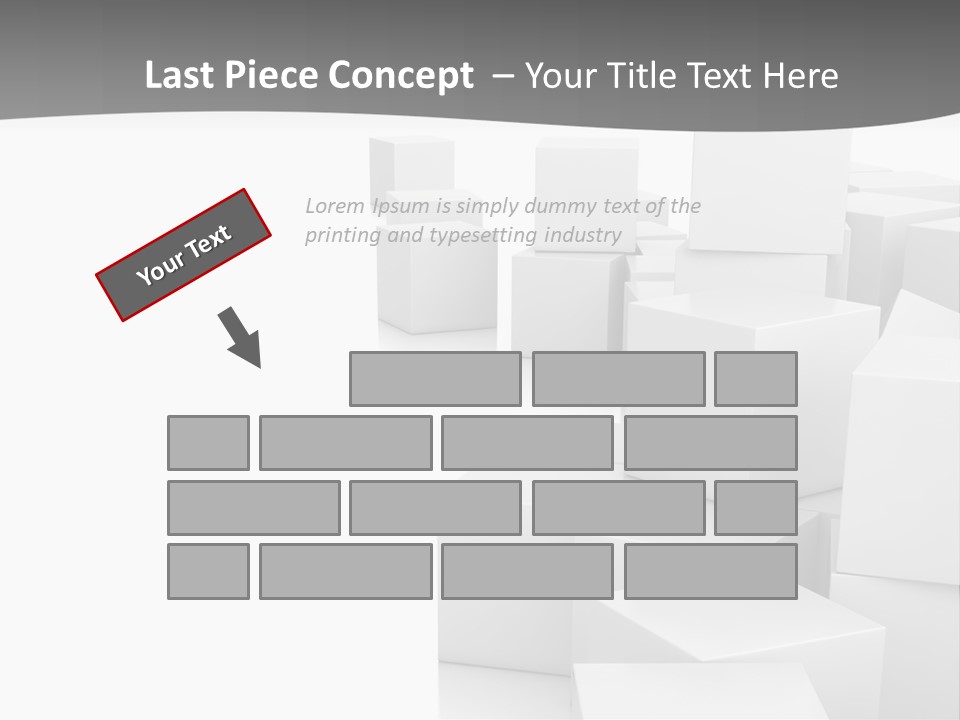 Light Structure Illustration PowerPoint Template