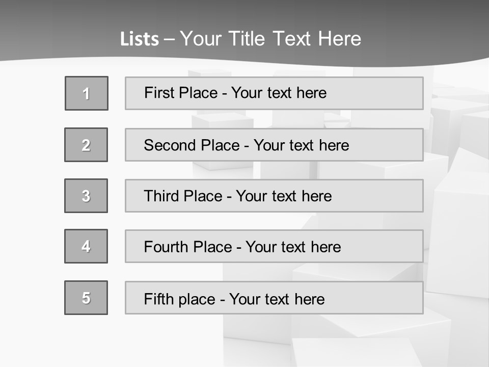 Light Structure Illustration PowerPoint Template