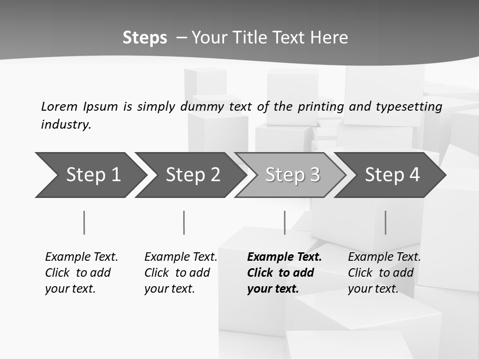 Light Structure Illustration PowerPoint Template