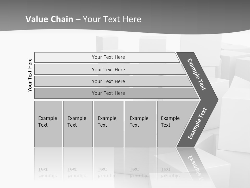 Light Structure Illustration PowerPoint Template