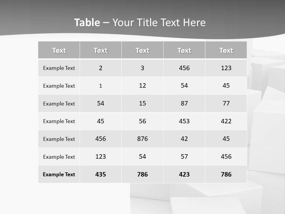 Light Structure Illustration PowerPoint Template