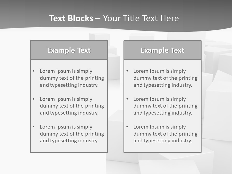 Light Structure Illustration PowerPoint Template