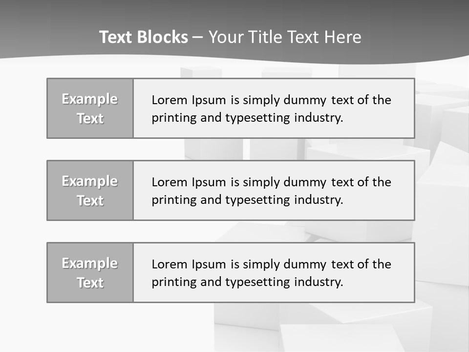 Light Structure Illustration PowerPoint Template