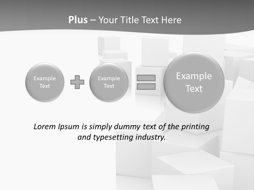 Light Structure Illustration PowerPoint Template