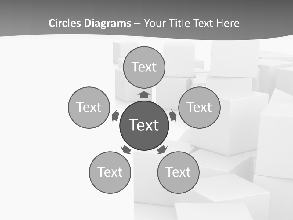 Light Structure Illustration PowerPoint Template