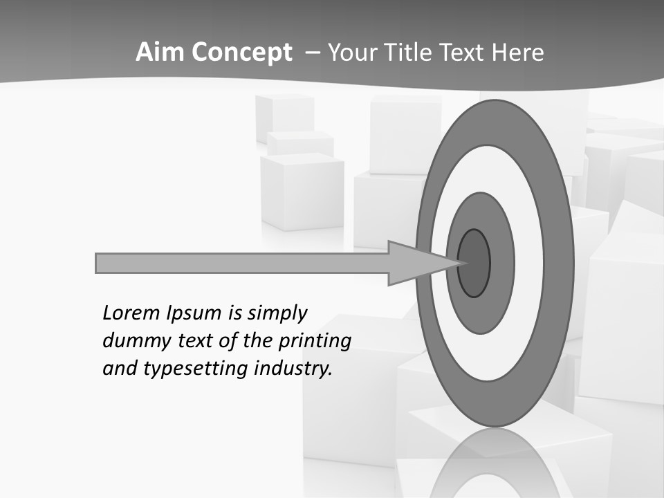Light Structure Illustration PowerPoint Template