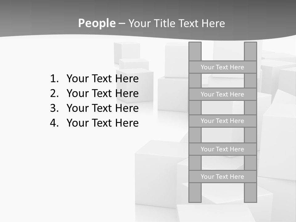 Light Structure Illustration PowerPoint Template