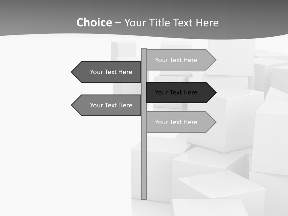 Light Structure Illustration PowerPoint Template