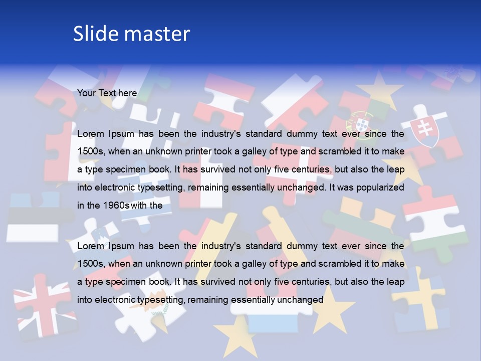 History Europe Symbol PowerPoint Template