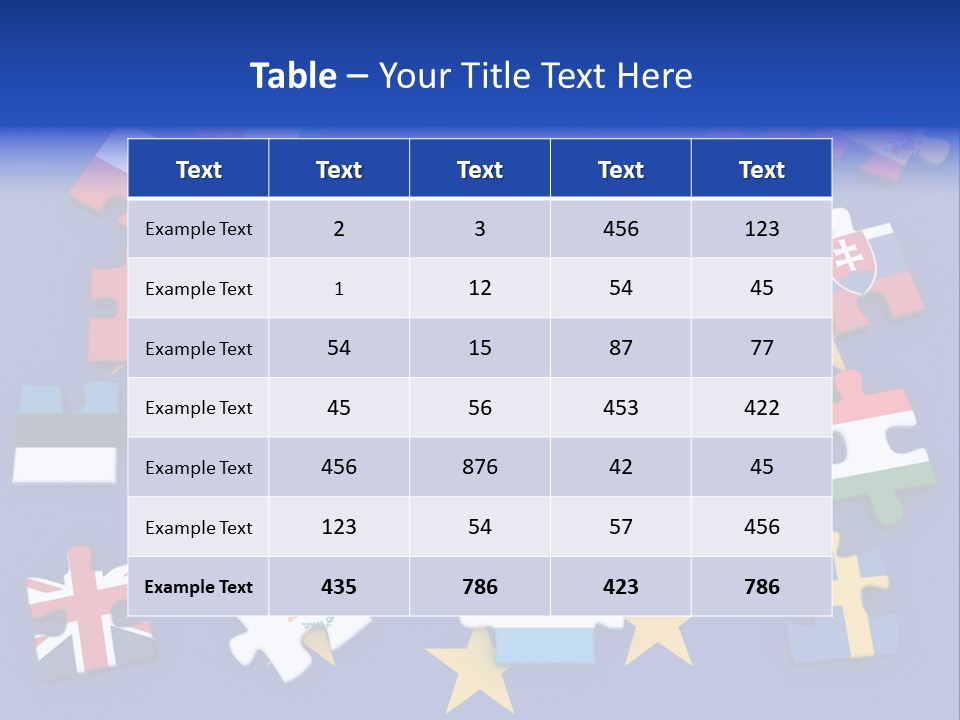 History Europe Symbol PowerPoint Template