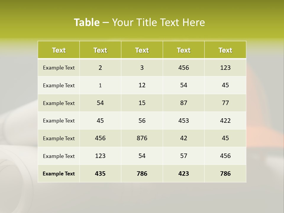 A Hard Hat And A Pair Of Ear Buds On A Table PowerPoint Template