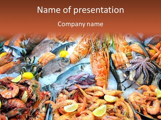 Mussels Meal Fresh PowerPoint Template