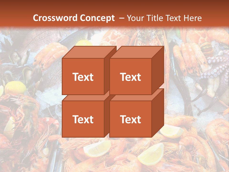Mussels Meal Fresh PowerPoint Template