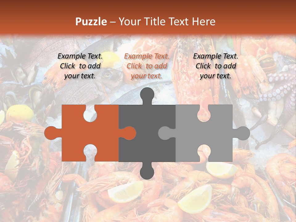 Mussels Meal Fresh PowerPoint Template