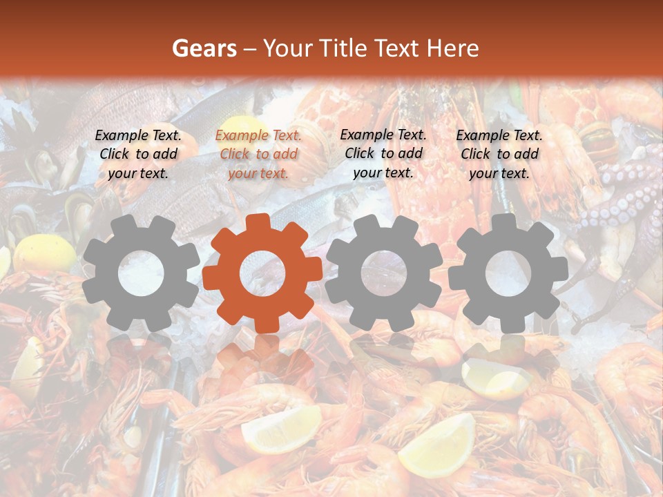 Mussels Meal Fresh PowerPoint Template