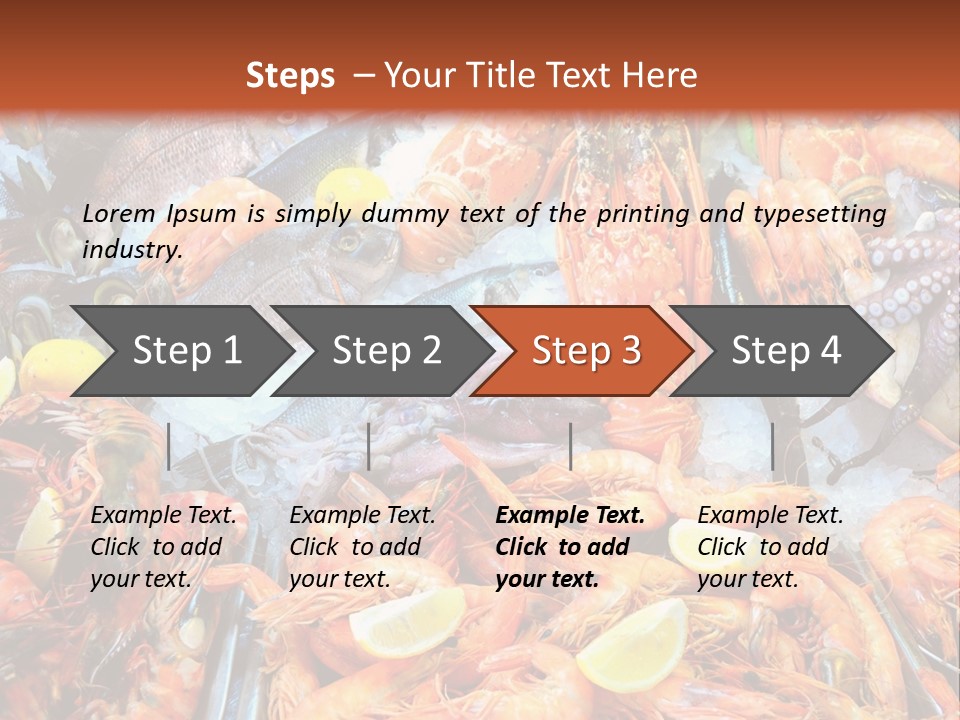 Mussels Meal Fresh PowerPoint Template