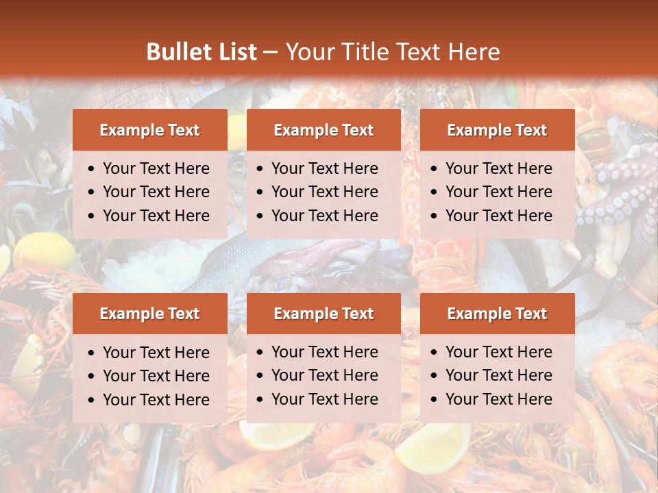 Mussels Meal Fresh PowerPoint Template