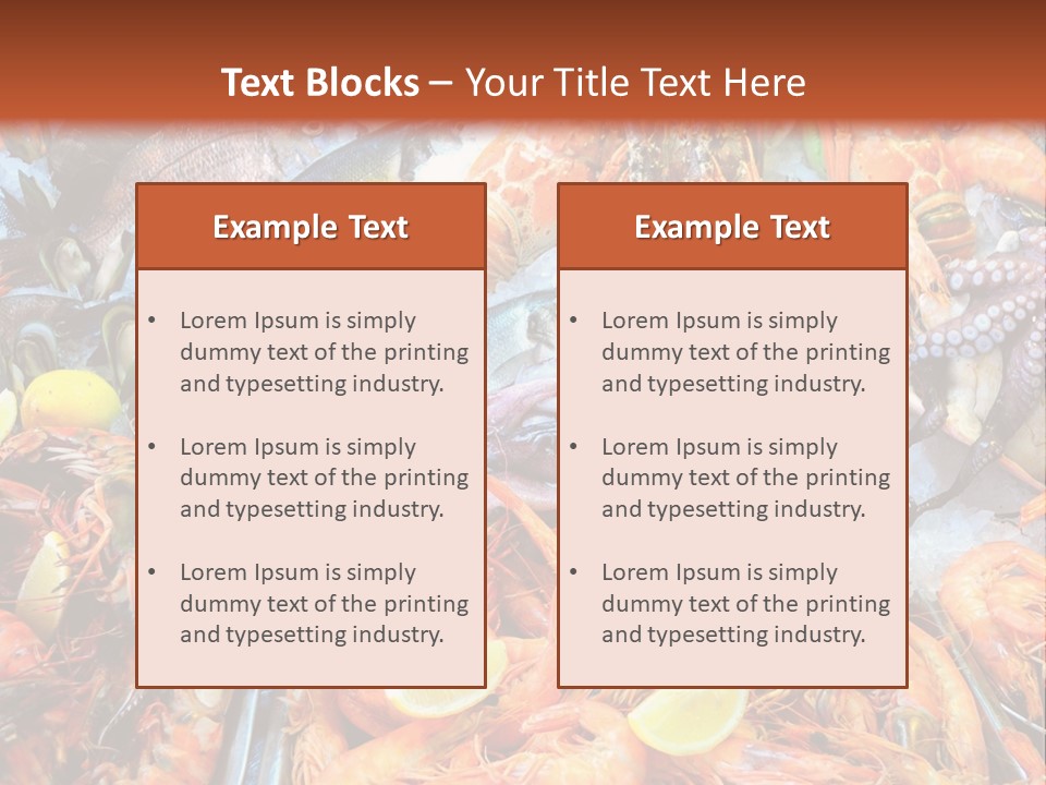 Mussels Meal Fresh PowerPoint Template
