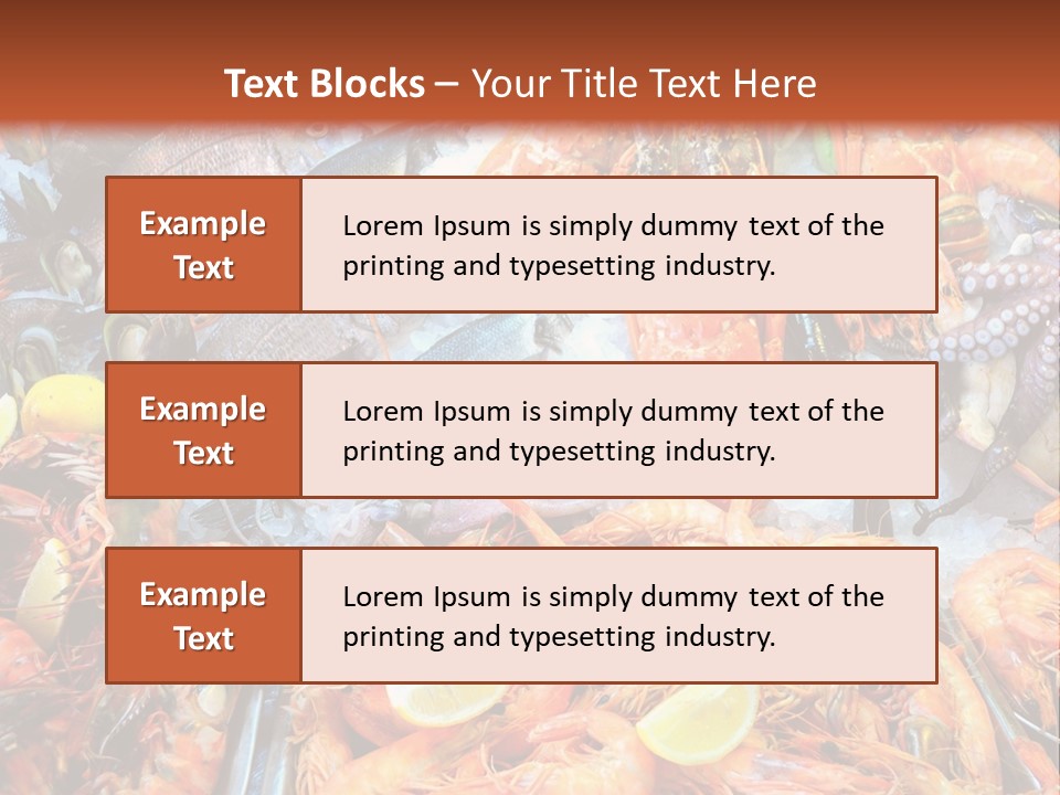 Mussels Meal Fresh PowerPoint Template
